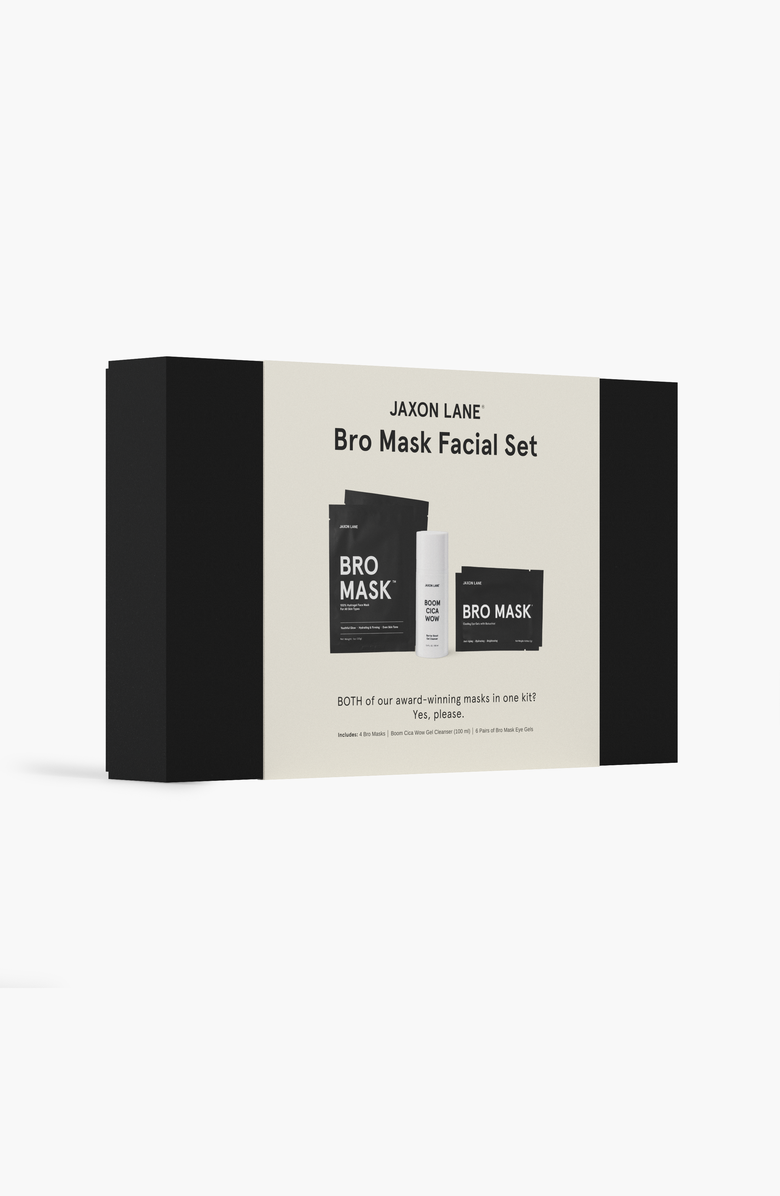 JAXON LANE Ready Set Glow Bro Mask Facial Gift Set, Alternate, color, NO COLOR