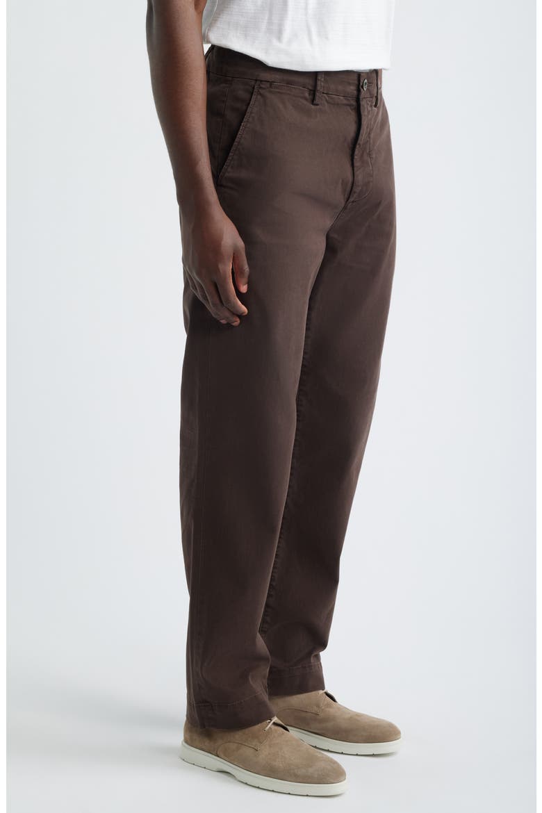 Archie Relaxed Straight Leg Stretch Sateen Pants, Alternate, color, 5 YEARS SULFUR OAK BARREL