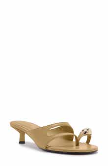 Schutz Elliote Kitten Heel Slide Sandal