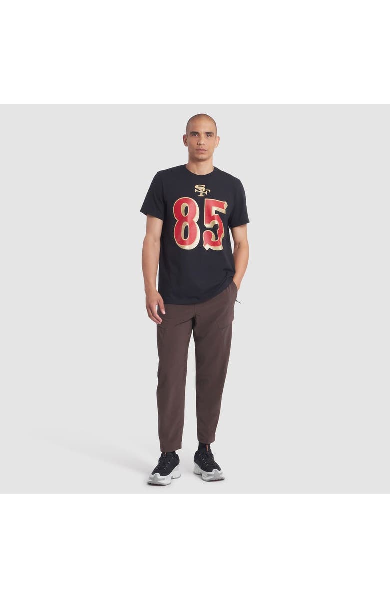 Nike Men's Nike George Kittle Black San Francisco 49ers 2025 Rivalries Collection Player Name & Number T-Shirt, Alternate, color, Black