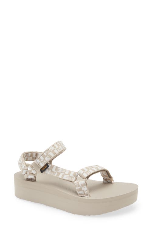 Teva Universal Platform Sandal In Multi
