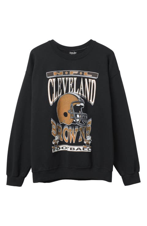 Cleveland Browns Helmet Flea Market Crewneck Sweatshirt