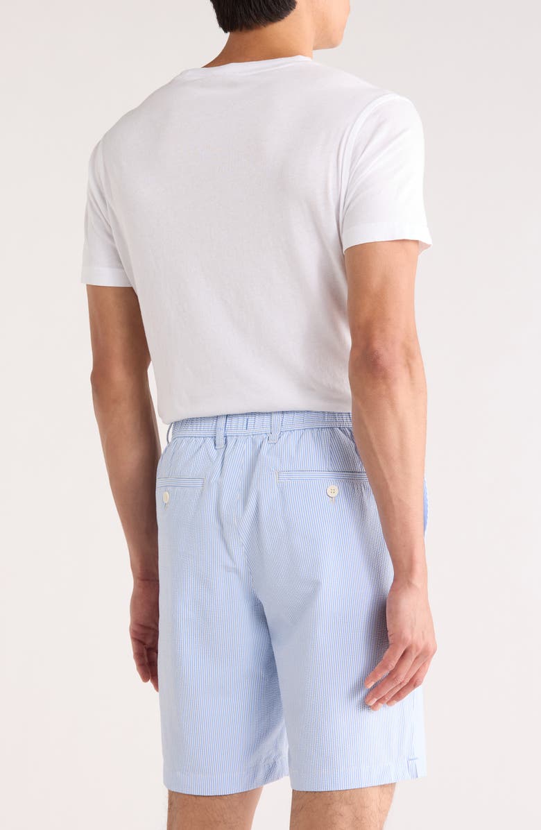 Tommy Bahama Nova Wave Stripe Seersucker Performance Shorts, Alternate, color, Palace Blue