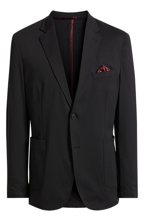 Johnston & Murphy Xc Flex Textured Sport Coat In Black