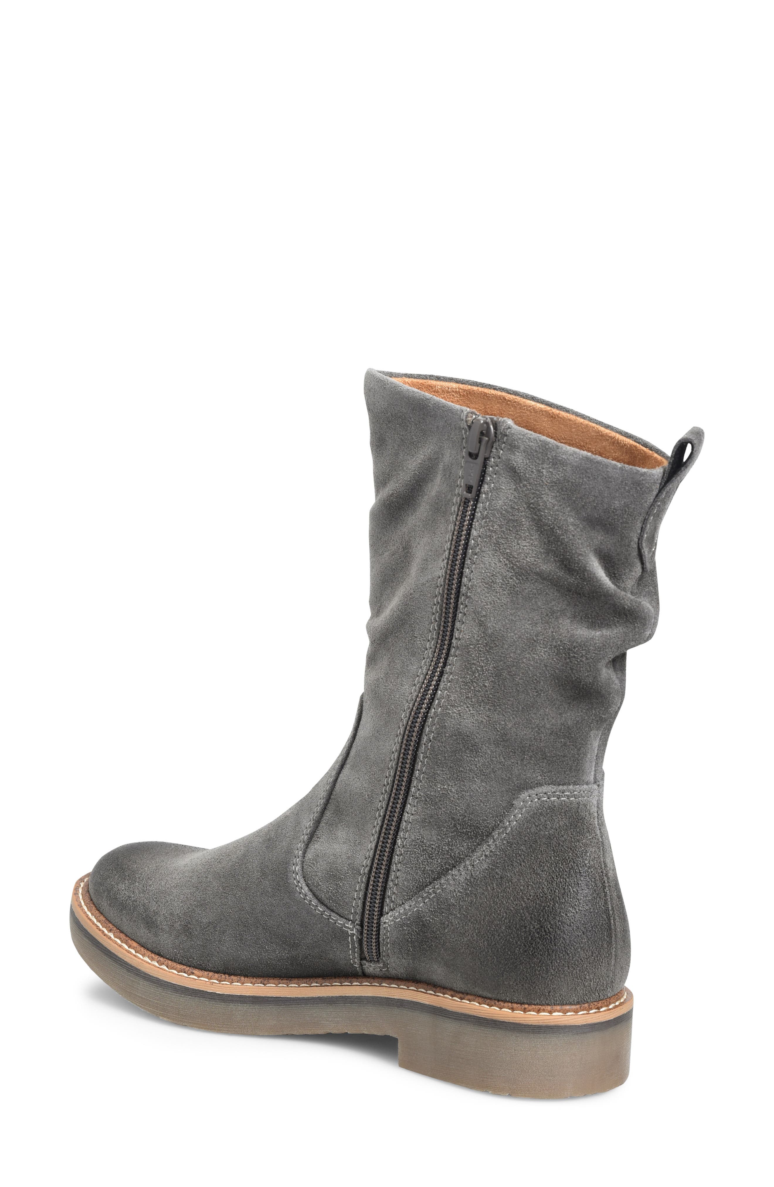 Comfortiva Renata Water Resistant Boot, Alternate, color, Smoke Suede