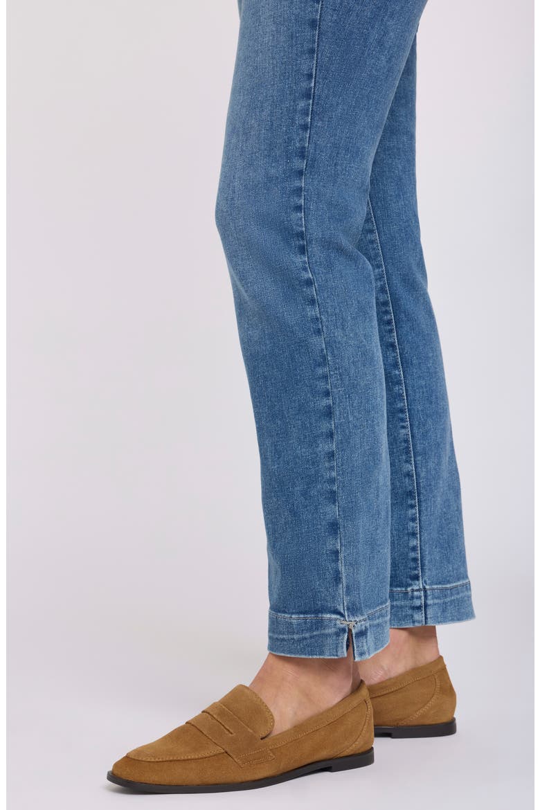 Sheri Ankle Slim Straight Leg Jeans, Alternate, color, BREEZY PALMS