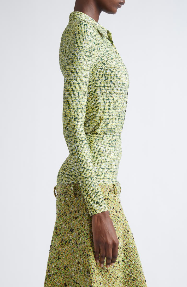 DIESEL<sup>®</sup> C-Elaz Trompe l'Oeil Jersey Shirt, Alternate, color, Yellow