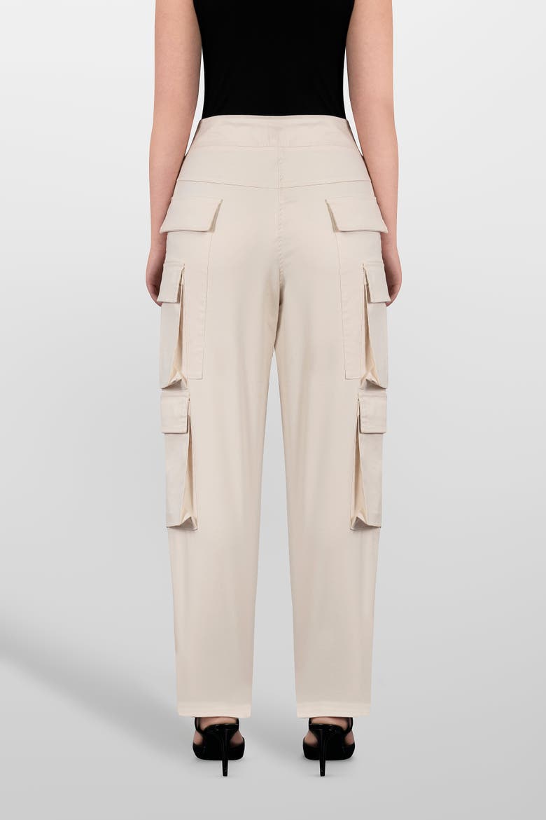 Cargo Cotton Pants, Alternate, color, Beige