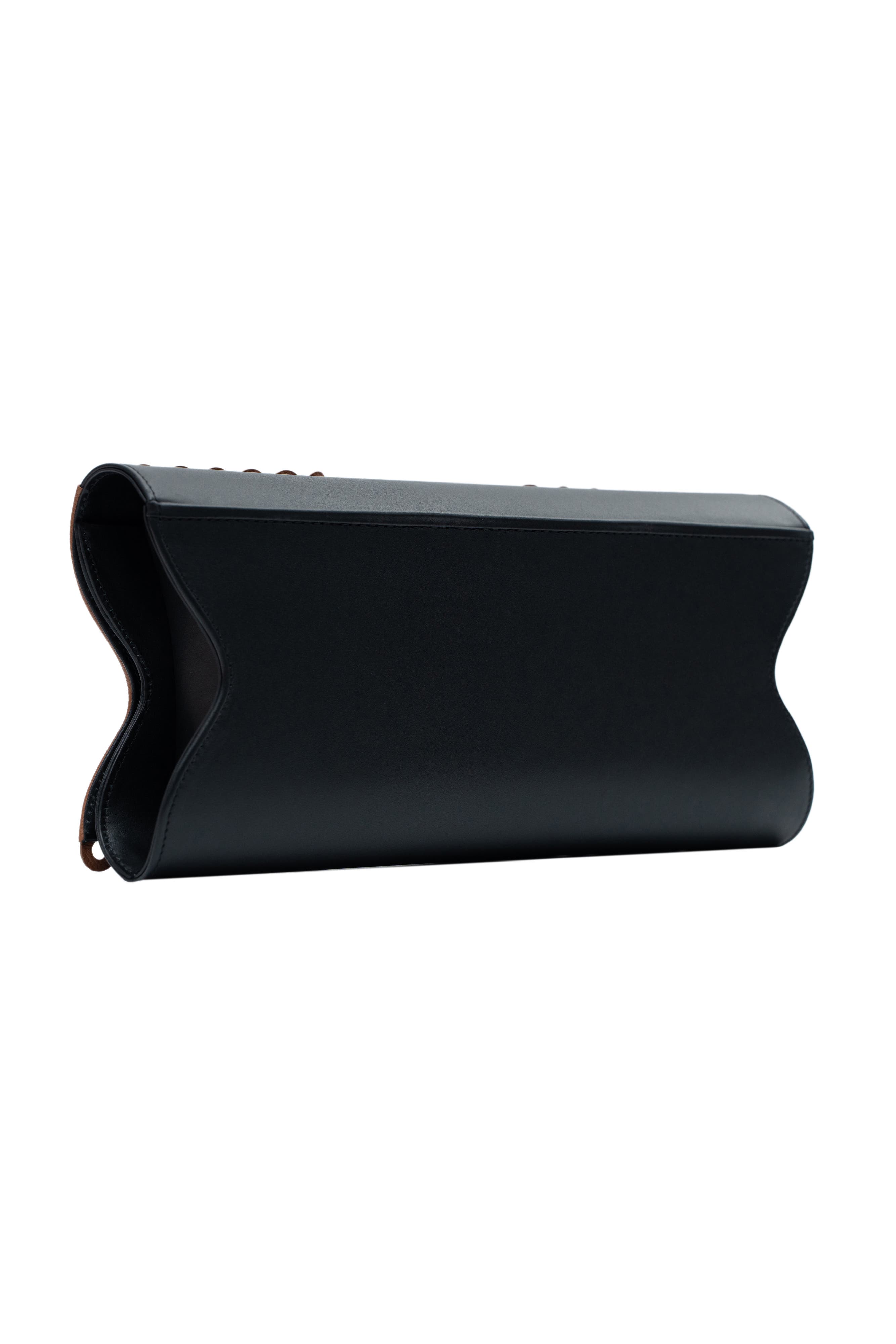 PERRIN PARIS Le Corset Perforé Clutch, Alternate, color, Caramel/Black