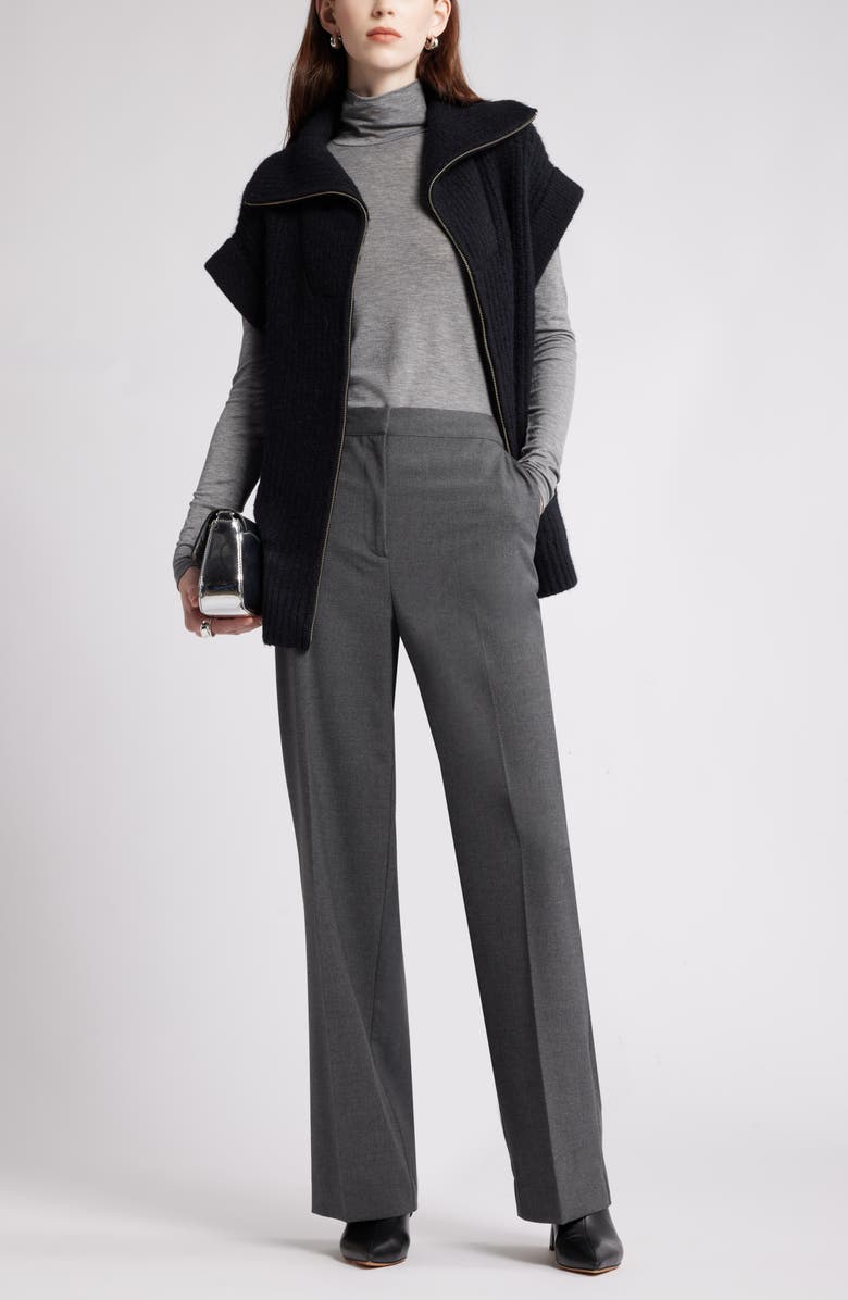 Nordstrom Rib Zip-Up Sweater Vest, Alternate, color,