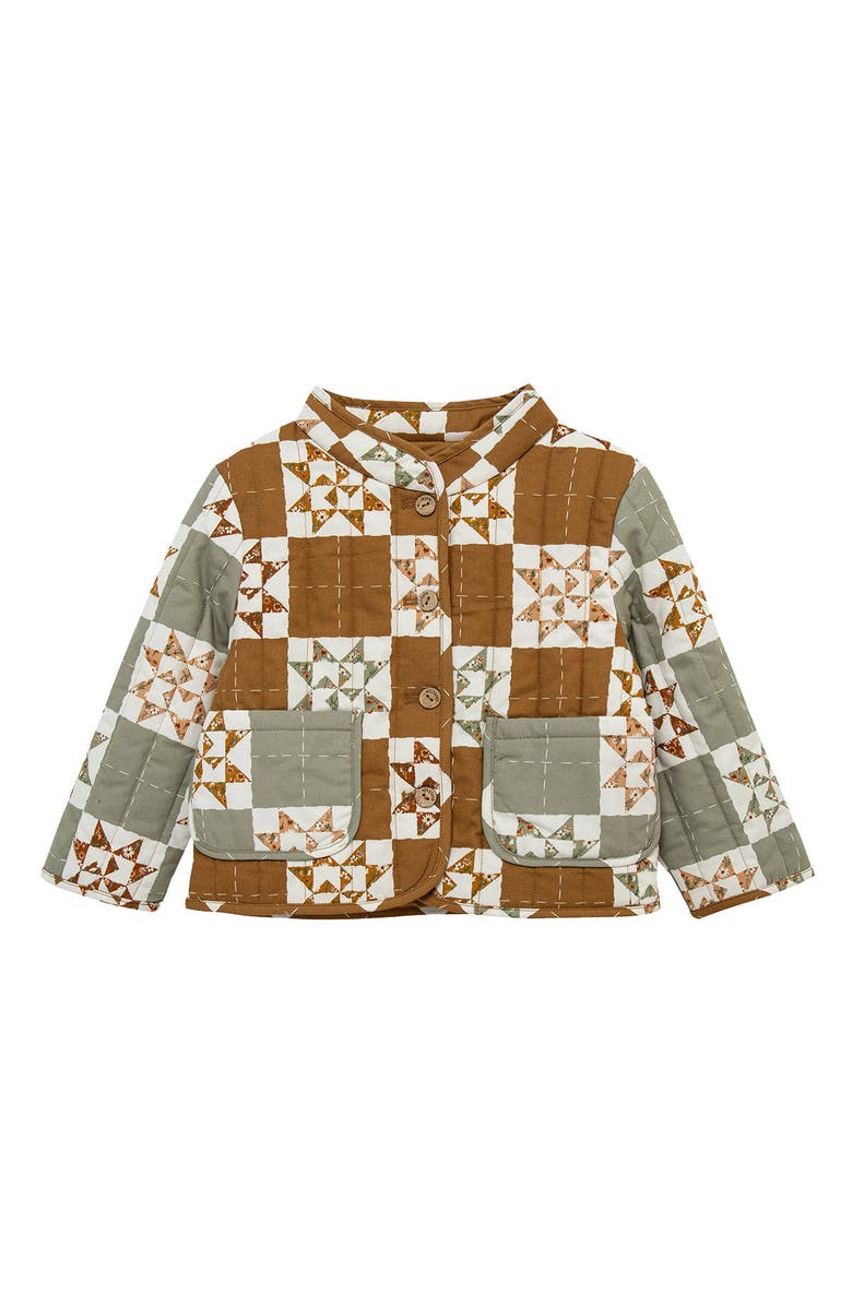 Milkbarn Quilted Coat, Main, color, Quilt