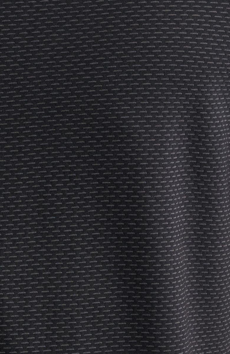 Robert Barakett Bonville Geo Jacquard Short Sleeve Cotton 
Modal Knit Button-Up Shirt, Alternate, color, 