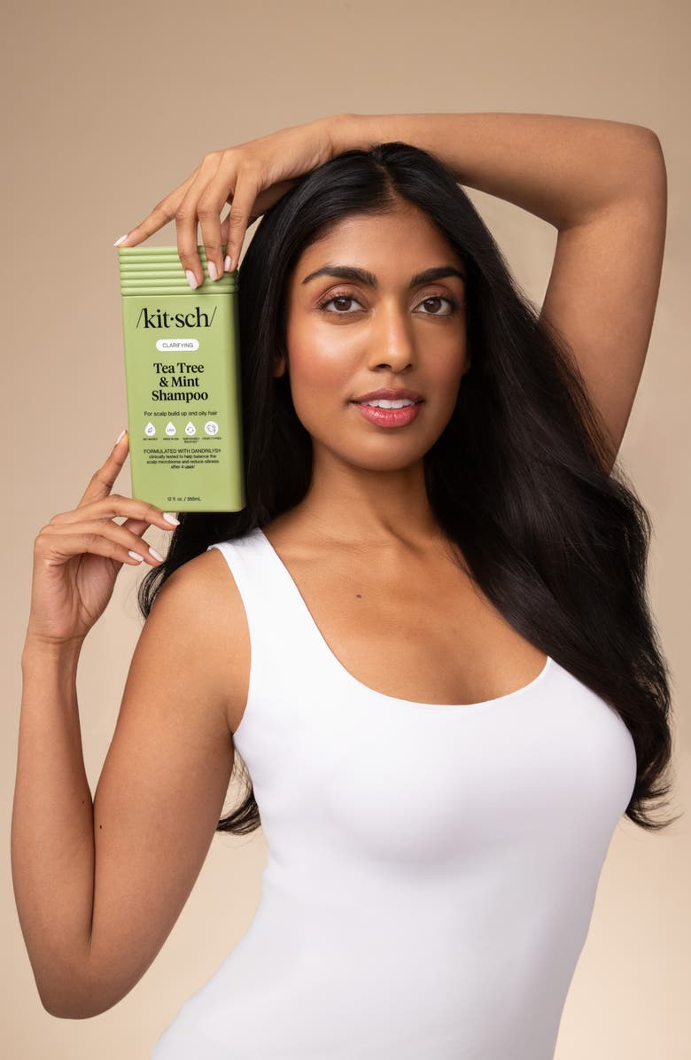 Kitsch Clarifying Tea Tree & Mint Liquid Shampoo, Alternate, color, 