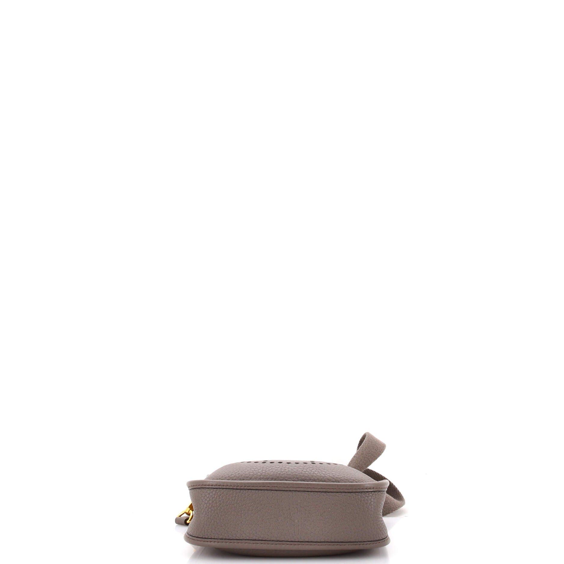 Pre-Owned Hermes Evelyne Bag Gen III Clemence TPM, Alternate, color, Etain