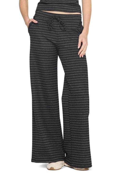 Thea Striped Wide Leg Pants