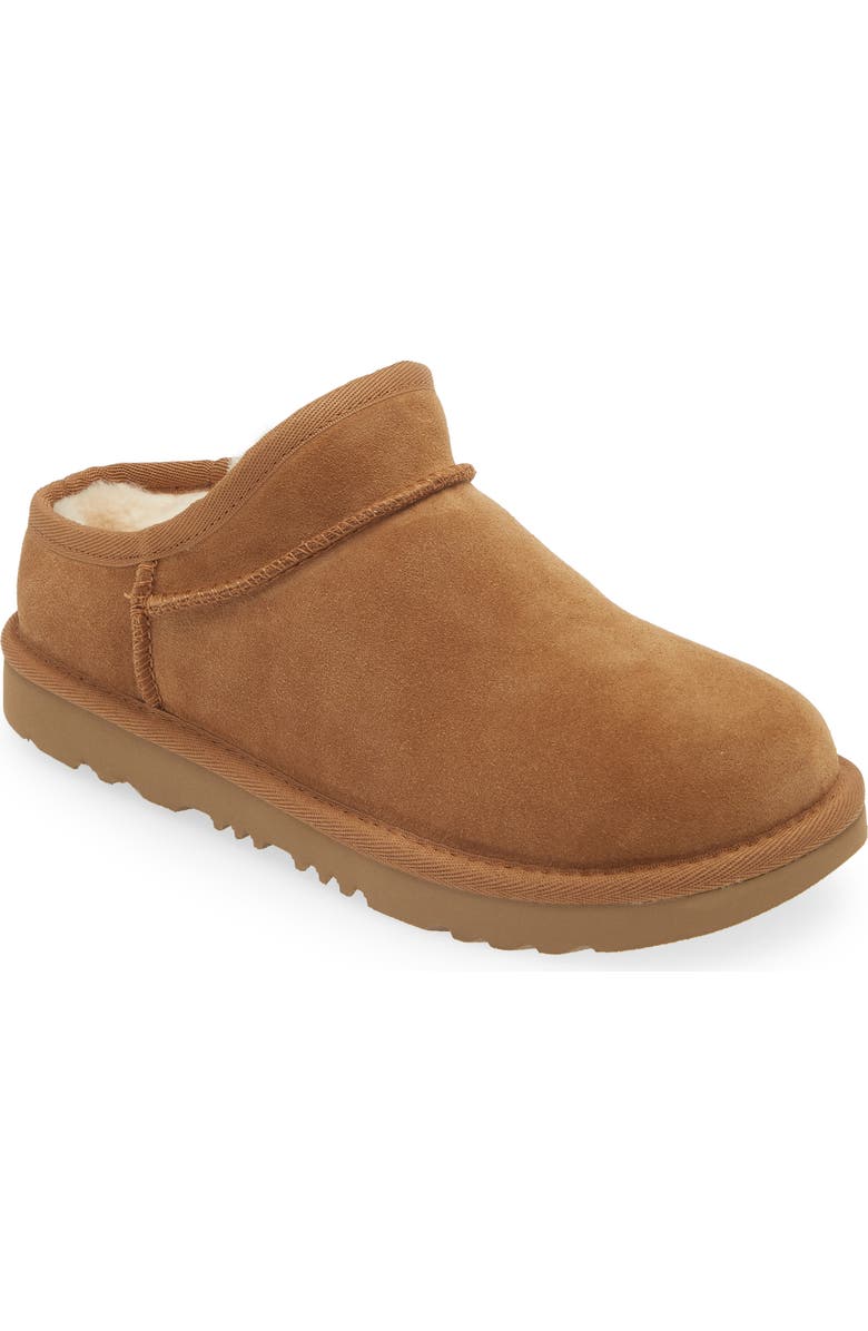 UGG<sup>®</sup> Kids' Classic Slipper, Main, color, Chestnut