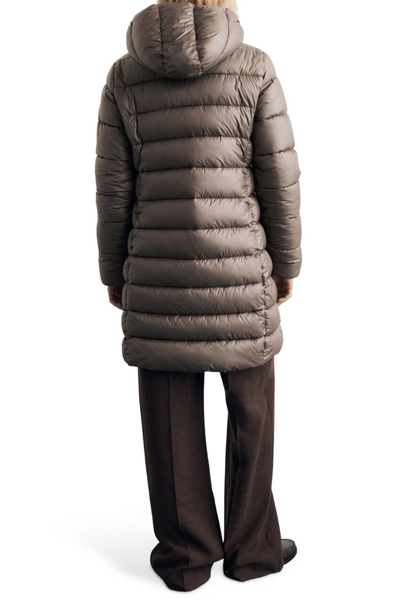 MANGO Quilted Puffer Coat, Alternate, color, Medium Brown