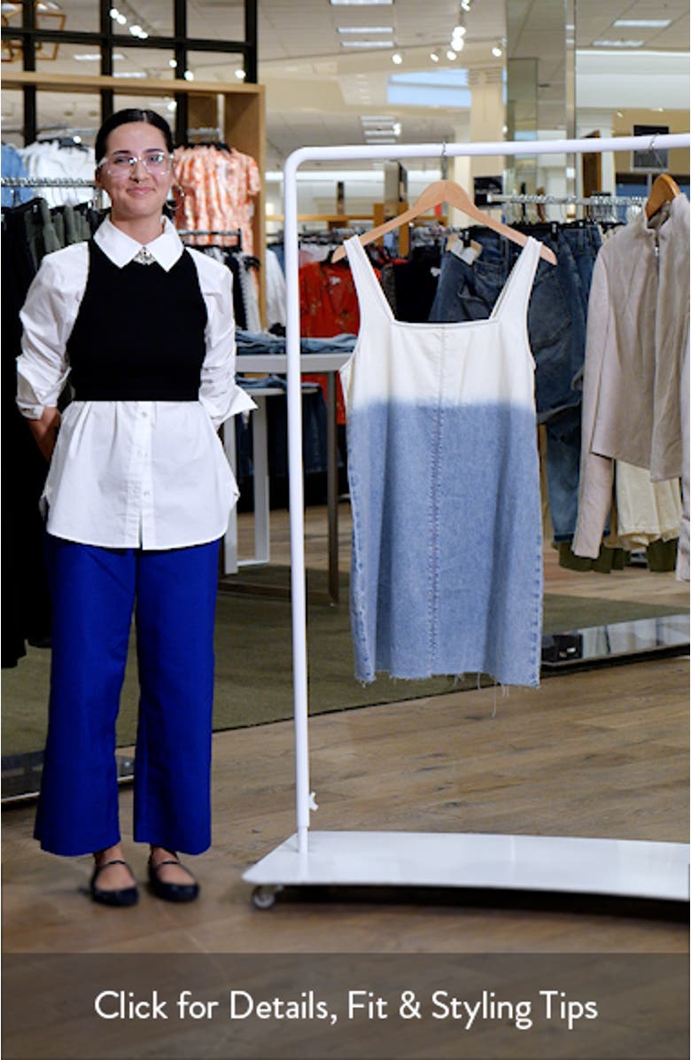 Jayde Sleeveless Denim Minidress, sales video thumbnail