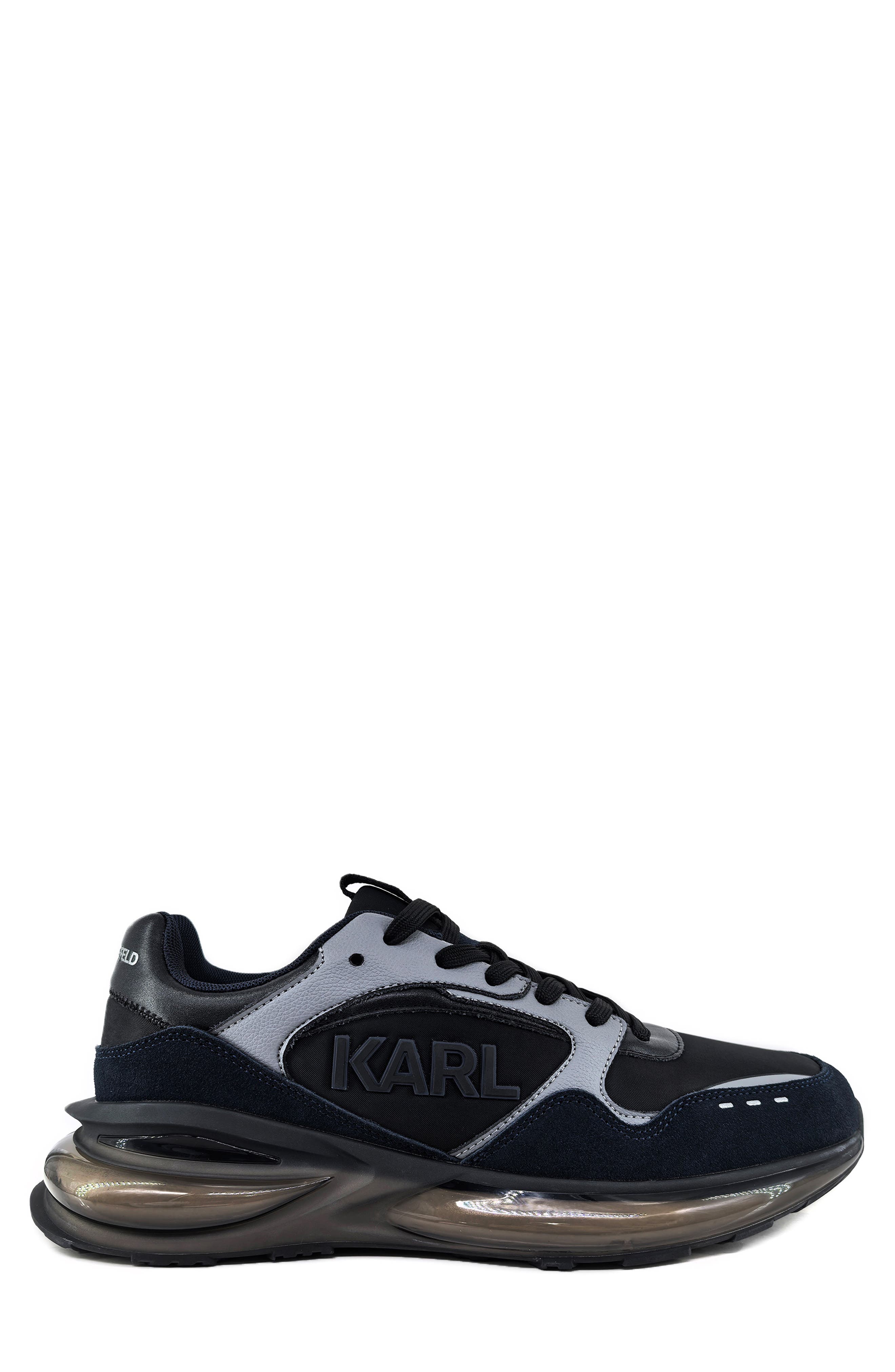 Gildas Runner Sneaker, Alternate, color, NAVY/ GREY