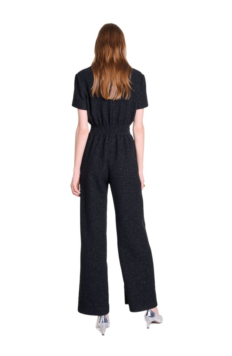 maje Tweed trouser suit, Alternate, color, 