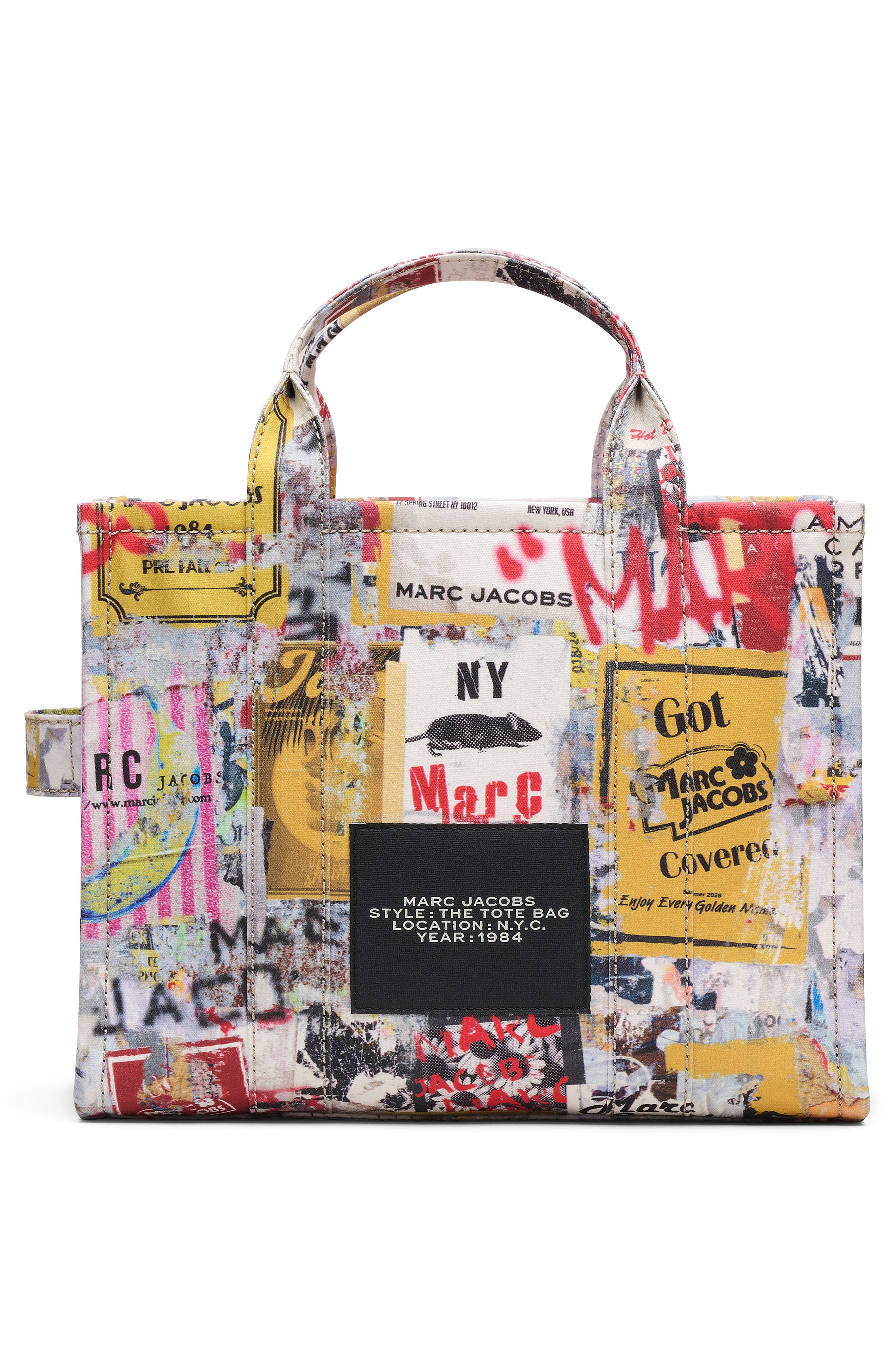 Marc Jacobs THE MEDIUM TOTE, Alternate, color, White Multi