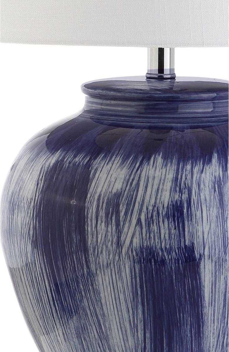 JONATHAN Y Wayland 26" Ceramic LED Table Lamp, Seaside Blue, Alternate, color, Seaside Blue