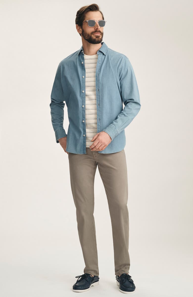 34 Heritage Courage Stretch Twill Straight Leg Pants, Alternate, color, Driftwood Twill