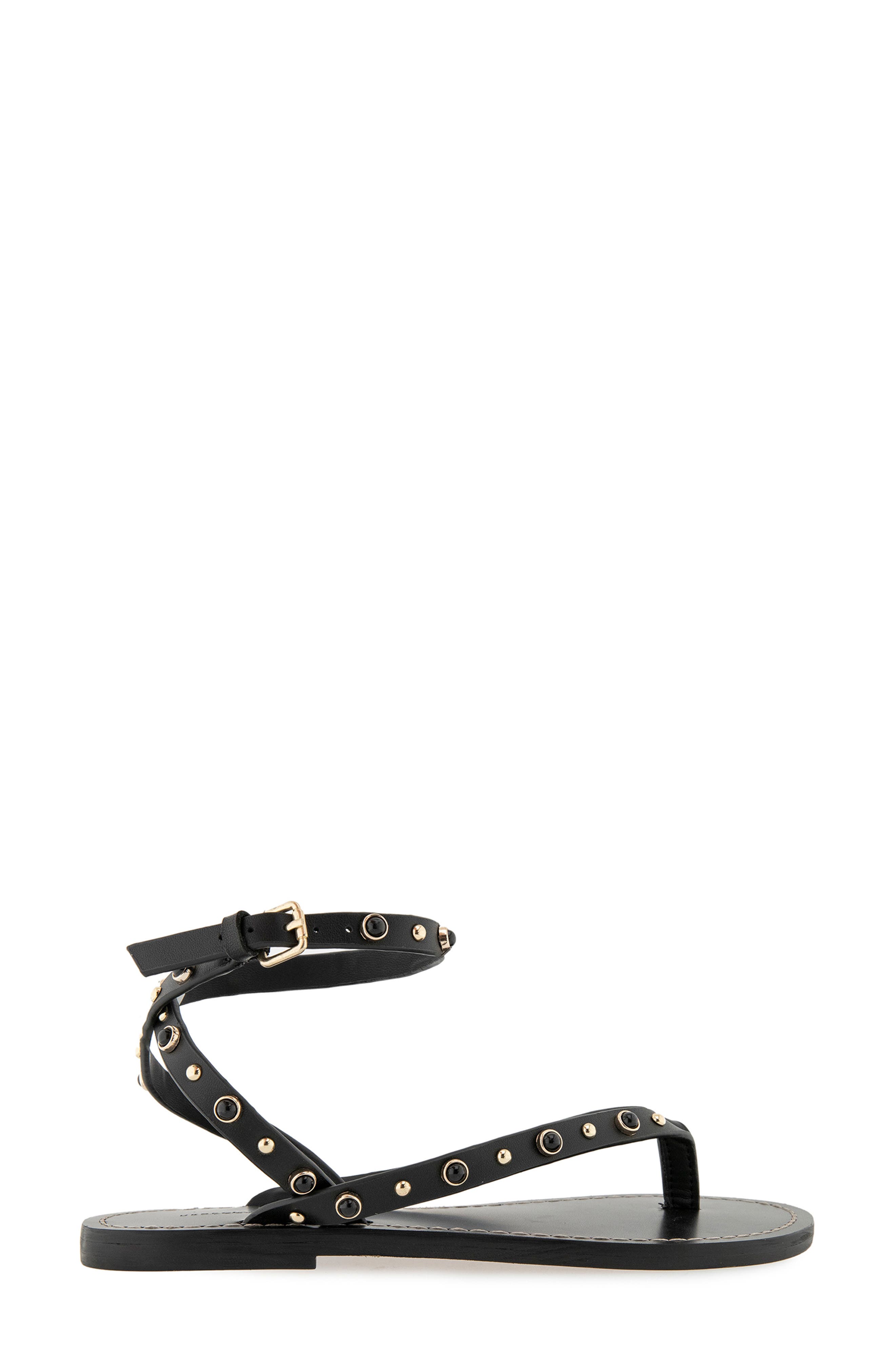 Rebecca Minkoff Jamie Ankle Strap Sandal, Alternate, color, Black