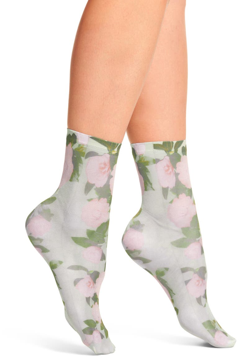 Damiana Ankle Socks, Main, color, BLUE