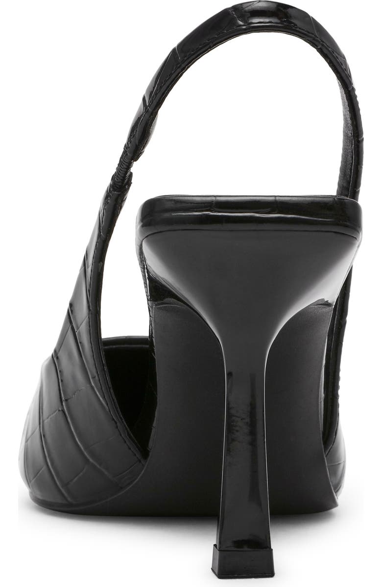 Anne Klein Indianna Slingback Pump, Alternate, color, Black Croc