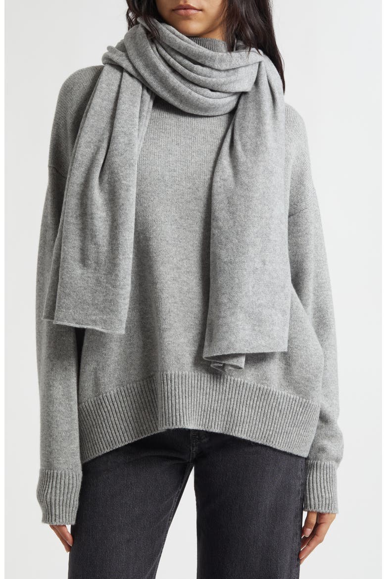 Gauzy Cashmere Travel Stole, Alternate, color, LIGHT GREY HA0308