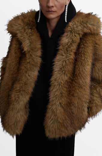 MANGO Selection Faux Fur Jacket