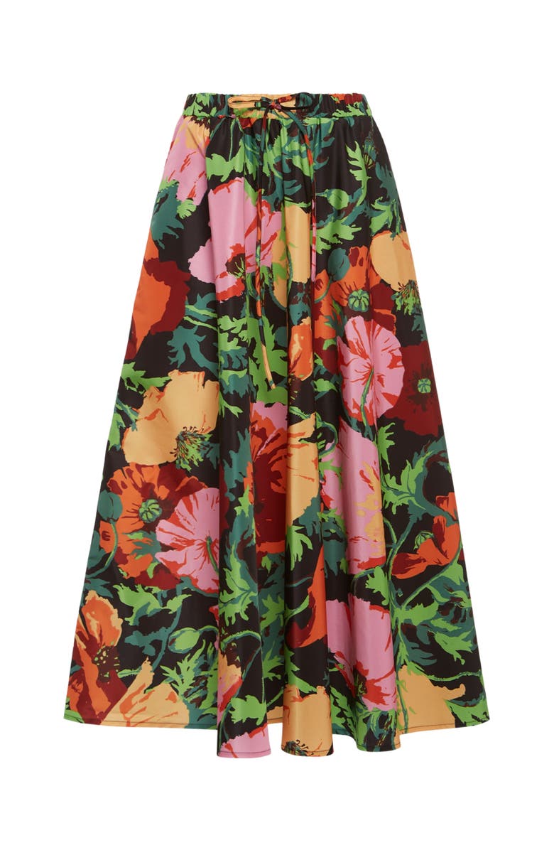 La DoubleJ Drawstring Skirt Wonderland Black, Alternate, color,