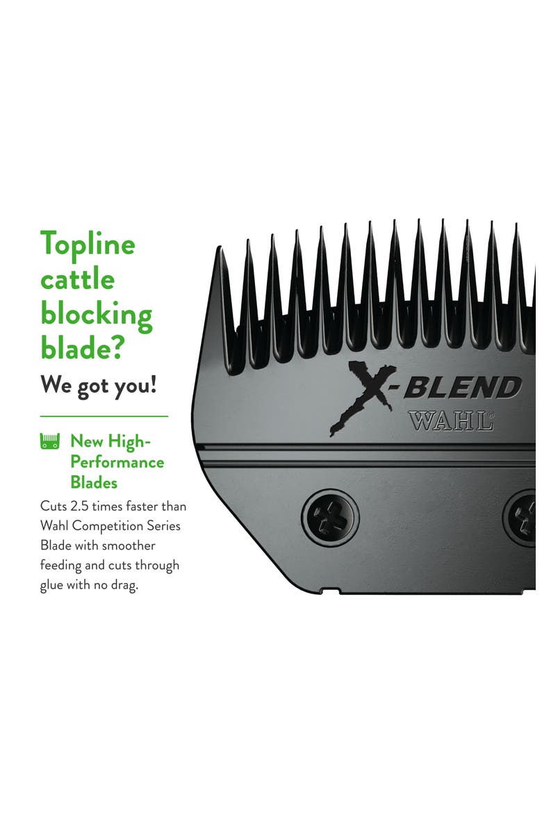 X-Blend Supreme Detachable Blade for Cattle and Sheep, Alternate, color, Black