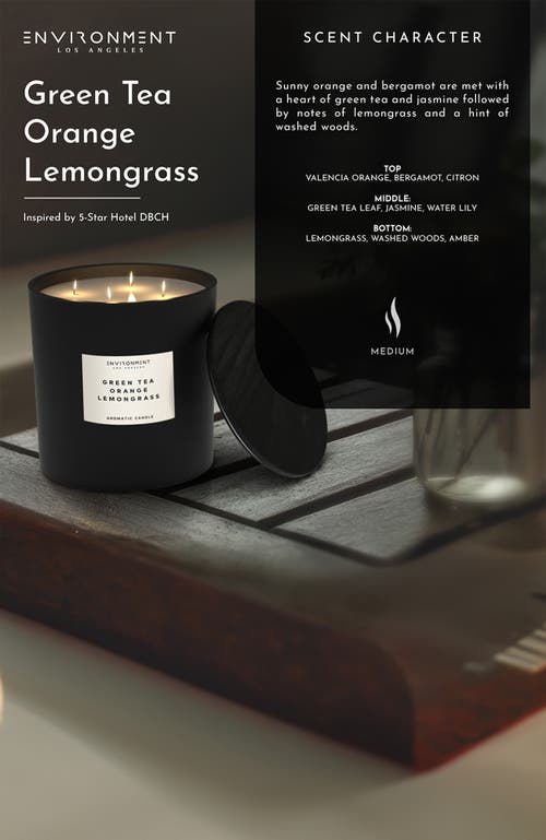 Environment Inspired By 5-star Luxury Hotel Candle In Black