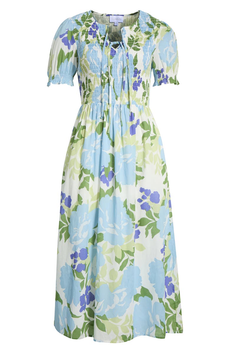 SUGARLIPS Tamry Smocked Midi Dress, Main, color, 