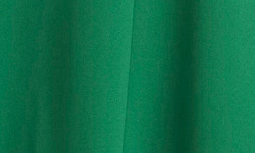 Maggy London Boat Neck Sleeveless Fit & Flare Dress In Green