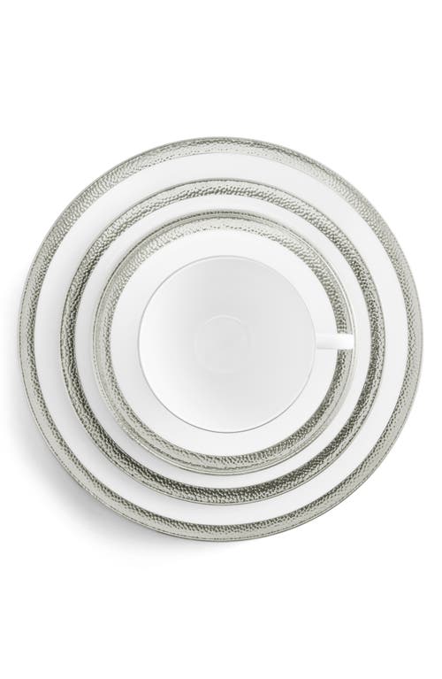 Michael Aram Silversmith 5-piece Porcelain Place Setting In White
