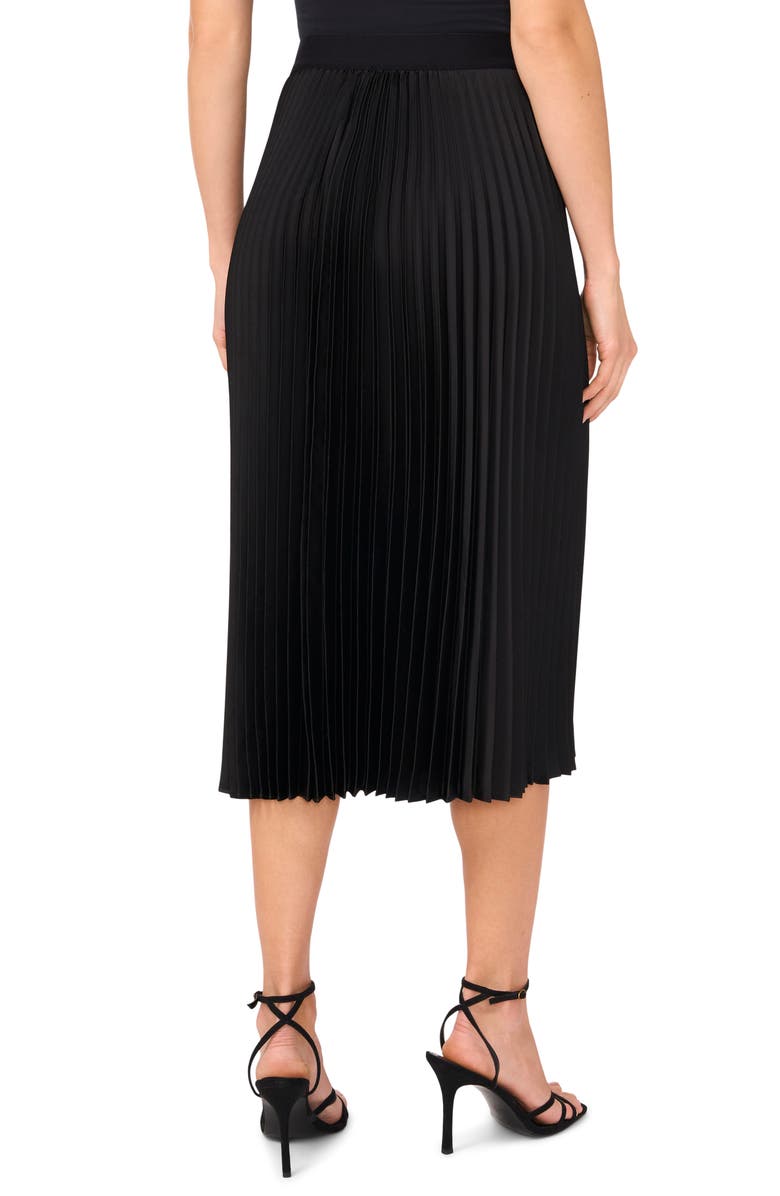Halogen<sup>®</sup> Pleated Slit Hem Midi Skirt, Alternate, color,