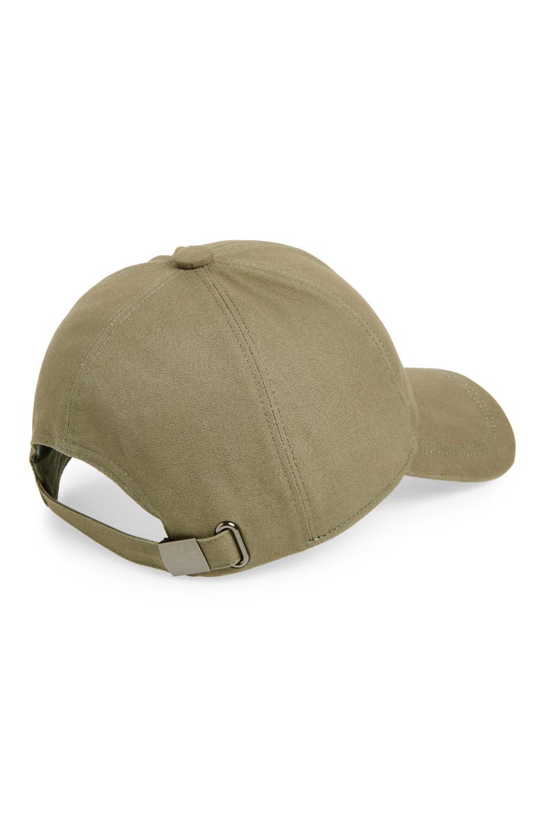 Canvas Adjustable Baseball Hat, Alternate, color, OLIVE