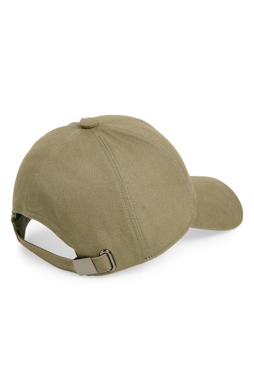 Nordstrom Canvas Adjustable Baseball Hat In Olive