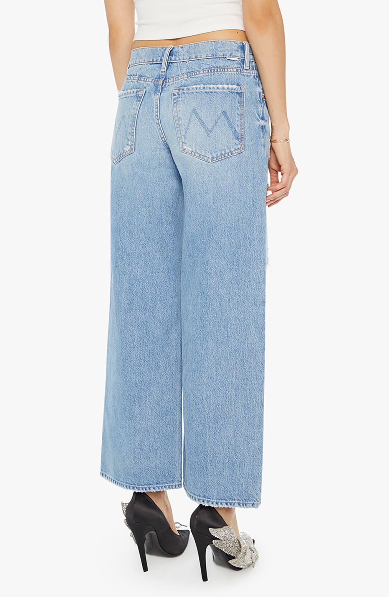 The Down Low Spinner Hover Ripped Ankle Jeans - image 2