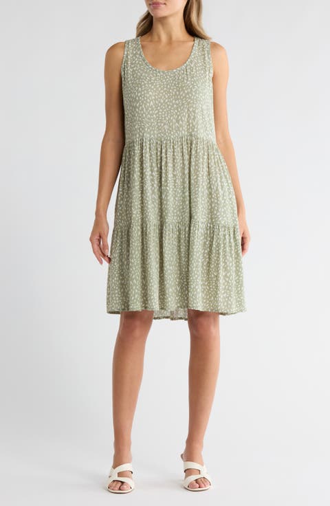 Sleeveless Tiered Dress