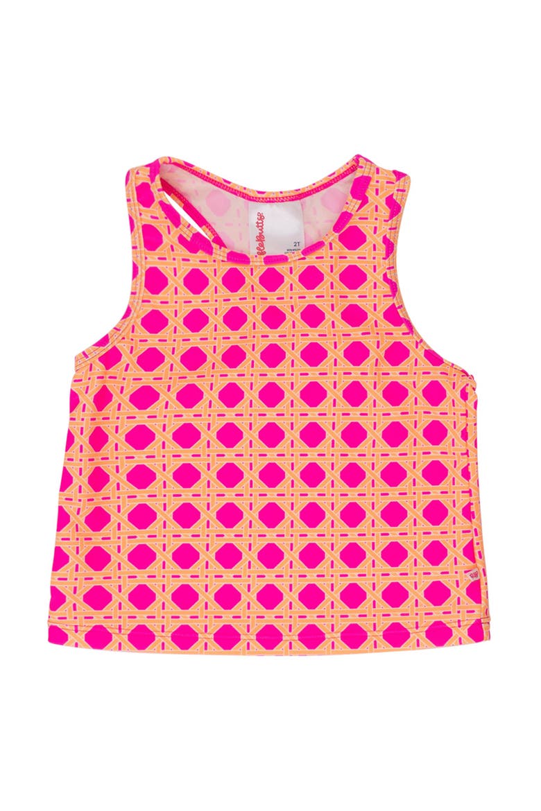 Toddler Girls UPF50+ Active Tank Top, Main, color, Neon Sherbet Cane