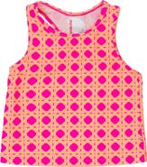RuffleButts Toddler Girls UPF50+ Active Tank Top