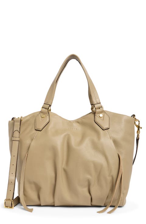 Unsubscribed Convertible Leather Shopper