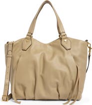 AIMEE Unsubscribed Convertible Leather Shopper
