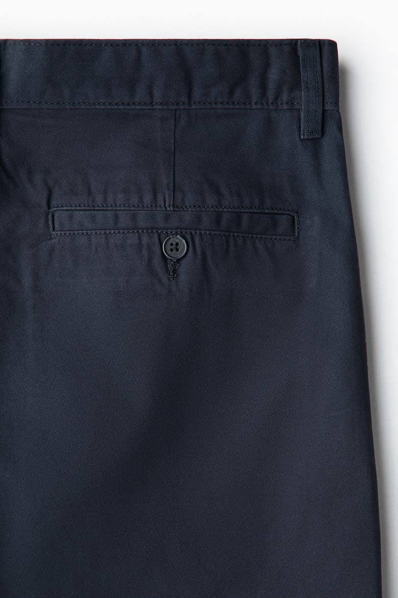 Relaxed Fit Chino Shorts, Alternate, color, Navy blue