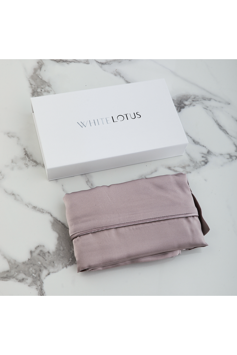 Luxurious Cruelty Free 100% Mulberry Silk Pillowcase, Alternate, color, Pearl Grey