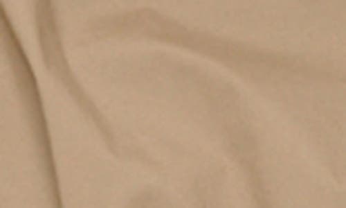 Staud Amy Contrast Detail Minidress In Taupe